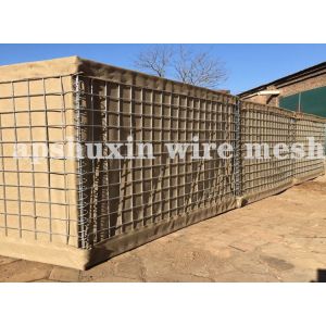 4.00mm 5.0mm Welded Wire Gabion Mesh Bastion Barrier Large Elongation