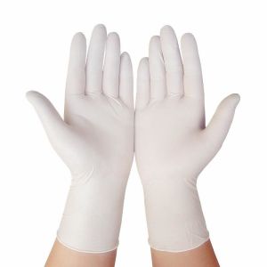 Buy cheap Excellent Flexibility Disposable Exam Gloves , Disposable Nitrile Gloves No Allergies from wholesalers