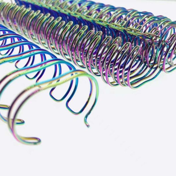 Buy cheap 5/8" To 1-3/4" 2:1 Pitch Plated Double Ring Binding For Educational Books And More from wholesalers