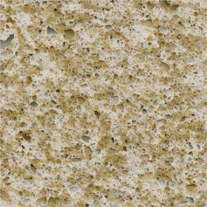 Buy cheap Yellow Sparkle Quartz Countertops , Engineered Quartz Countertops High Gloss from wholesalers