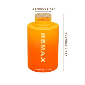 Empty 150ml Portable Gradient Color PET Material Foam Dispensing Cosmetics