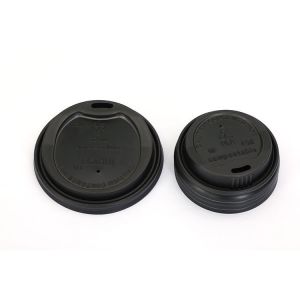 PLA Strawless Lid 90 Mouth Sides Eco-Friendly 100% Composable BPI Certificated