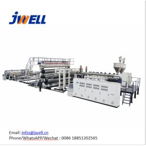 Buy cheap 8m Geomembrane Plastic Sheet Extrusion Line , Plastic Extrusion Equipment Jwell from wholesalers