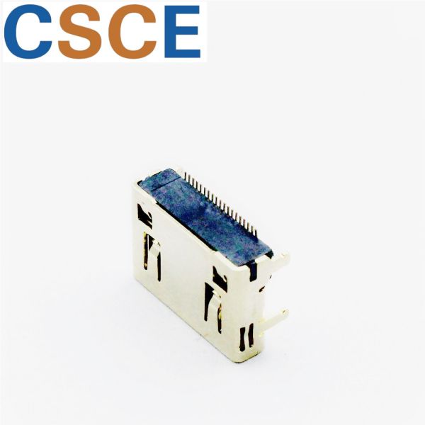 Quality DIP 4.5 HDMI Male To Female Connector / HDMI SMT Connector CE Approved for sale