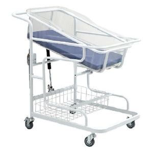 Buy cheap Adjustable One Crank Hospital Baby Cot Powder Coated Steel from wholesalers