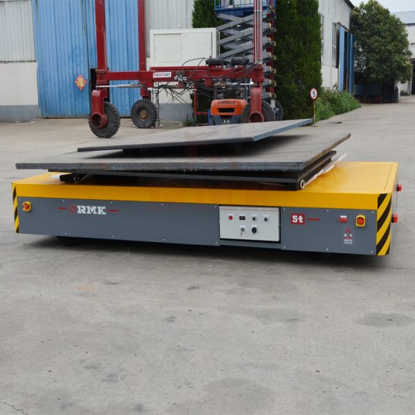 Quality Industrial Flatbed Battery Transfer Cart Self Propelled Hand Operated for sale