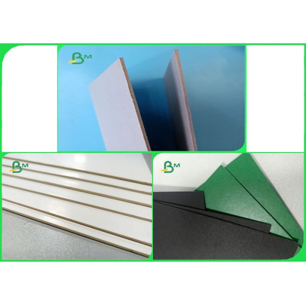 Width 80*110cm mixed pulp 200 - 450gsm Coated duplex board for packing box