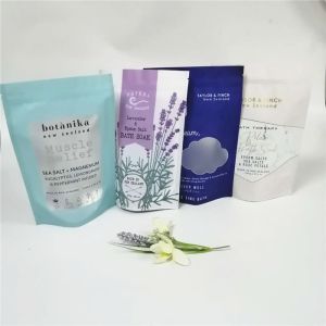 Buy cheap Ocean Sea salt Plastic Pouches Packaging Self Standing Resealable Custom Logo from wholesalers