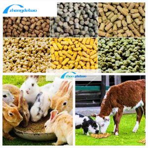 10HP Diesel Type Feed Pellet Machine 90kg/h Animal Feed Mill Machine