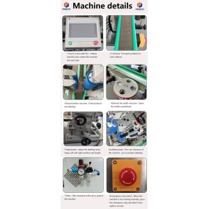 1935mm Automatic Round Bottle Labeling Machine for Beer Cans and Plastic Jar