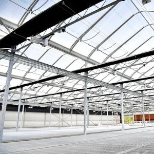 LED Light Deprivation Greenhouse With Shading And Security System