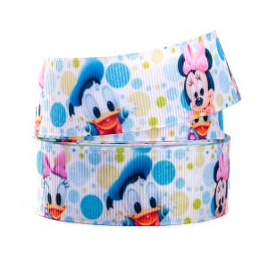 Buy cheap Custom Anime Characters Logo Heat Transfer Printed Polyester Satin Ribbon from wholesalers