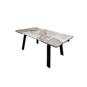 Buy cheap Ceramic Extendable Dining Table Tempered For Home Small Spaces from wholesalers