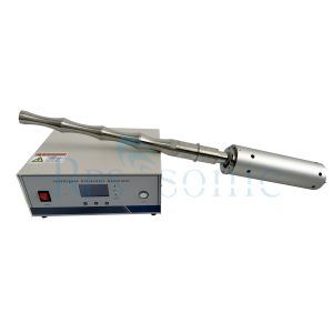 20khz Ultrasonic flow cell Electric Slurry defoaming machine with chiller