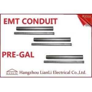 Buy cheap White Galvanized Electrical Conduit 1 inch EMT Conduit ERW Welded from wholesalers