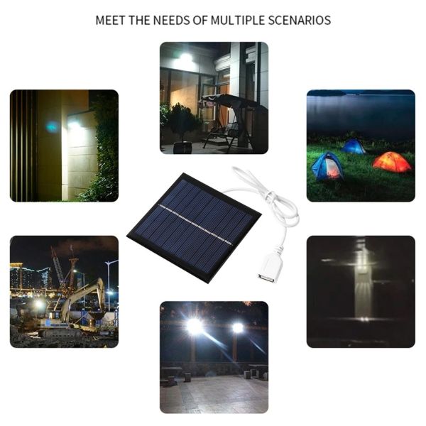 Polysilicon Solar Panel Charger DIY Solar System For Phone Power Bank