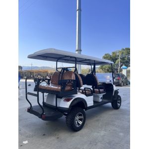 Buy cheap Off Road Electric Golf Cart 8 Seats for Green or Course Maximum Travel Speed 30km/h from wholesalers