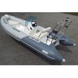 Buy cheap 2022 inflatable rigid hull boats 480cm length simple version with cheap price rib480A from wholesalers