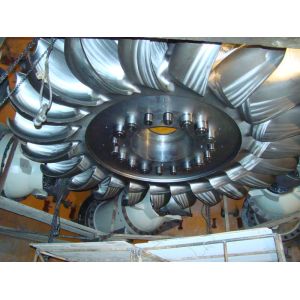 Pelton Wheel / Turbine Runner with Forge CNC Machine for Power 2MW - 20MW