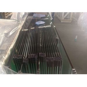 Buy cheap 12mm Polished Edge Balustrade  Tempered Glass Panels Shock Resistance from wholesalers