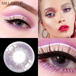 Buy cheap KSSEYE Magic Eye Contacts Lens Fancy Look 1 PAIR 2 PCS Evil Eye Purple Animation Contact Lens from wholesalers