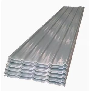 Waterproof Modern Plain Roof Tiles Smooth Surface FRP Roofing Sheet with Custom