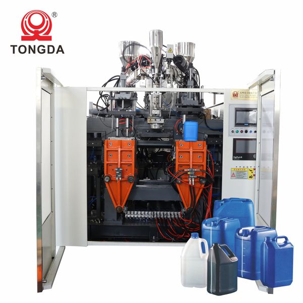 Buy cheap Extrusion 1L - 5L HDPE Bottle Blowing Machine Double Station from wholesalers