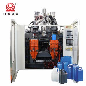 Buy cheap Extrusion 1L - 5L HDPE Bottle Blowing Machine Double Station from wholesalers