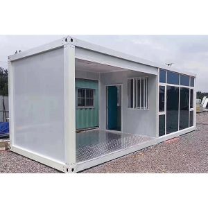 Buy cheap Strong and Durable Flat Pack Container House with 50/75/100mm EPS Sandwich Panel and Optional Floor from wholesalers