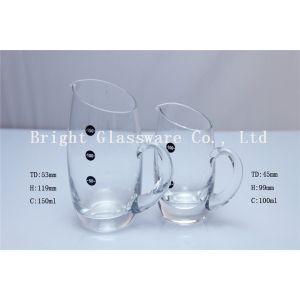 Buy cheap glass wine decanter with ice cooler, glass bottle for sale from wholesalers