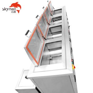 Buy cheap SUS Degreasing Ultrasonic Parts Cleaners 38L to 1500L Degreasing 600W 4 Tanks AC220V from wholesalers