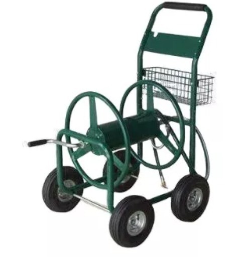 Buy cheap Practical Heavy Duty Steel Garden Hose Reel Cart for Portable Watering and Storage from wholesalers