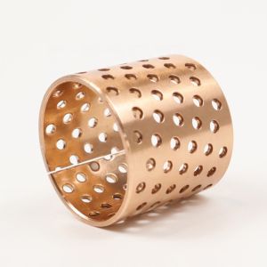 Buy cheap Metric Wrapped Bronze Sleeve Bushings With Grease Pockets, CuSn8, from wholesalers