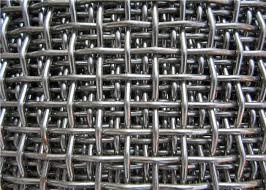 Woven Stainless Steel Crimped Wire Mesh 0.1-8" Hole Size Customized Length