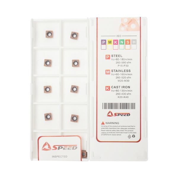 Buy cheap Speed Tungsten Carbide SPMG 060204 U Drill Inserts CVD And PVD Coating from wholesalers