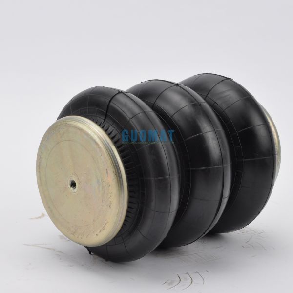 Buy cheap 7X3 Suspension Air Springs 132mm Triple Convoluted Rubber Shocks from wholesalers