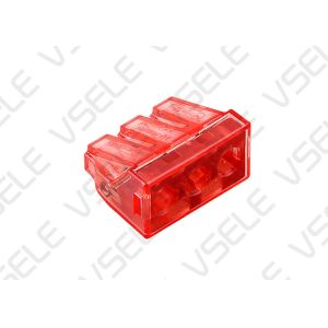 Buy cheap 10Pcs / Box Conductor Push Wire Terminals Block With Lever from wholesalers