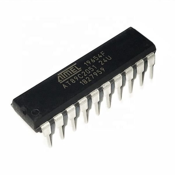 Quality 89C2051 ic chip AT89C2051-24PU Integrated Circuits MCU 8BIT 2KB FLASH DIP20 8-bit memory 2K flash memory IC chip for sale