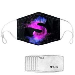 Buy cheap Dustproof Adjustable EarLoop Decorative Cloth Face Mask from wholesalers