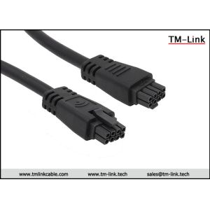 Buy cheap Molex 4.2mm pitch 8 pole custom cable assemby with black PVC Jacket from wholesalers
