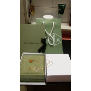Buy cheap Van Cleef & Arpels Alhambra 18K yellow gold necklace with new stamp lock from wholesalers