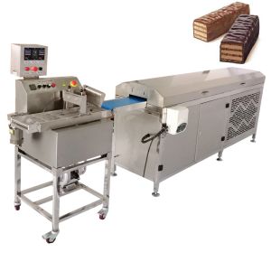 Buy cheap PE8 Small chocolate enrobing machine with 3.2m cooling tunnel from wholesalers