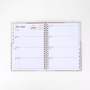 Custom Printed Notebook Planner Refill A5 Daily Monthly Planner Hard Cover