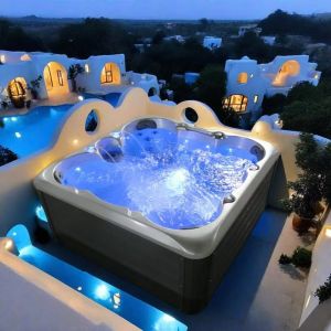 Buy cheap 1.9m Acrylic Hot Tub with 30 Jets and Balboa Control for 6 Adults from wholesalers