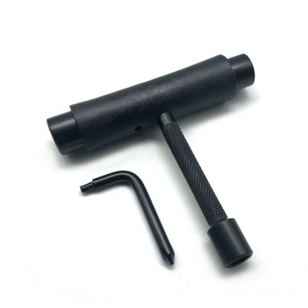 Black Skateboard Multi Tool Skateboard T Tools All In One Portable With Allen