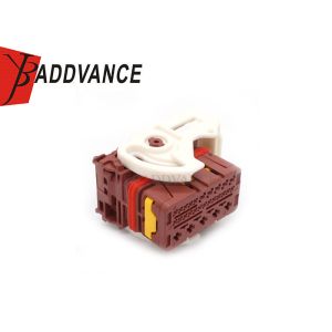 Buy cheap 28 Pin Brown Female Sealed Electrical Plastic Connector For Track from wholesalers