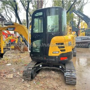 Low Working Hour Sany SY35U Mini Digger with Original Hydraulic Pump and ISUZU