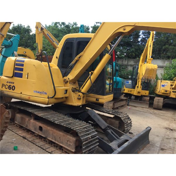 Buy cheap Used Komatsu PC60 Crawler Excavator 4D94 engine 6T weight with Original Paint from wholesalers