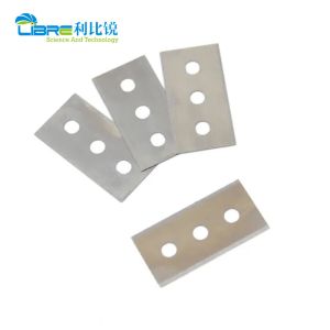 Buy cheap Three Hole Film Cutting Blade Double Bevels Industrial Razor Blade from wholesalers