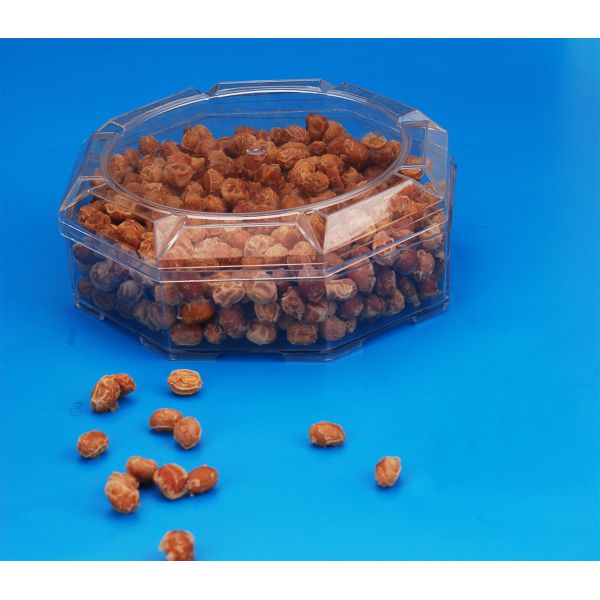 Quality Cylinder Shape Clear Plastic Can , High Durability Food Storage Cans for sale